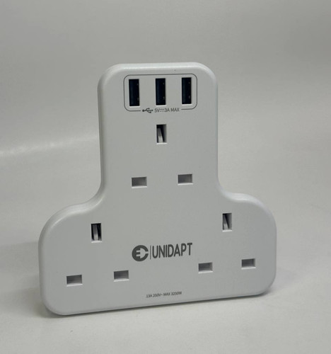 Way plug adapter with - plug, usb