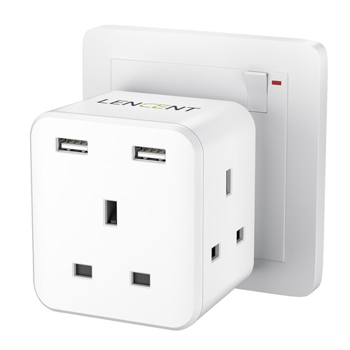 Multi plug extension with - plug, 2