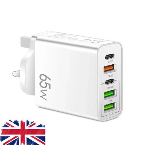 65w multi port fast quick - 5,