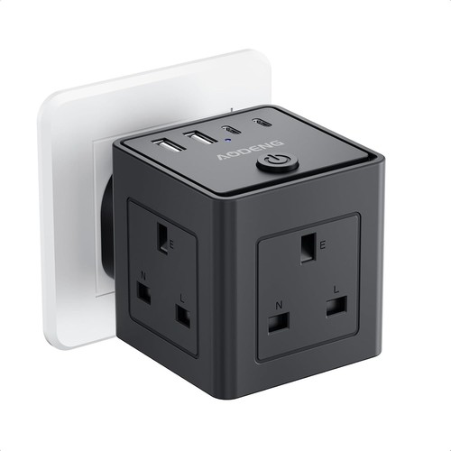 Plug extension socket with - plug,