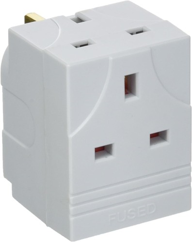 Way triple plug - way, mains