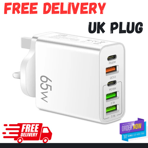 65w multi port fast quick - multi-port,