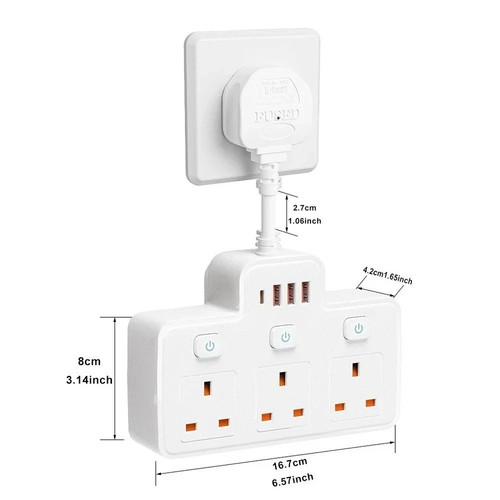 Multi plug adaptor - 6, 1