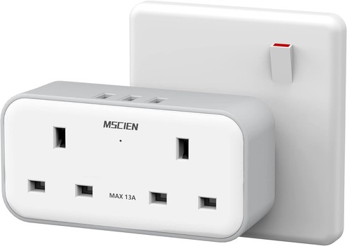 Double plug adapter - 7-in-1,