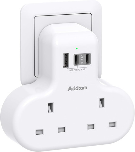 Addtam double plug extension - double,