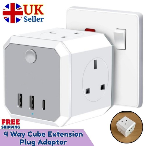 Double plug adaptor way - double,