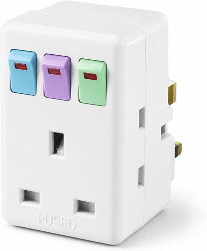 Way plug adapter multi - plug, uk,