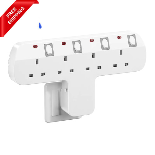 Plug extension socket with 180 - with,