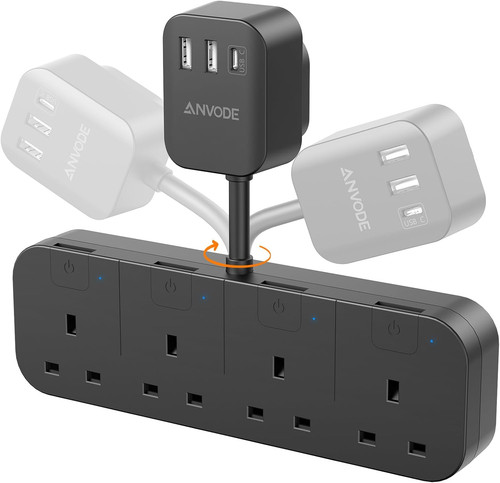 Way plug adapter short - plug, uk,