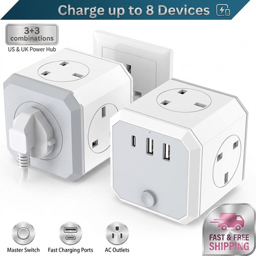 Double plug adaptor way - plug,