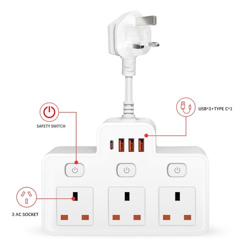 Multi plug adaptor in 1 - plug,