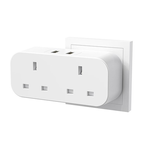 Double plug adaptor way - adaptor,