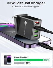 4 Multi-Port Fast Quick Charge